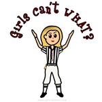 Blonde Football Referee