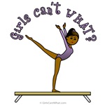 Gymnastics Girl on Balance Beam