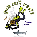 Girl Scuba Diving
