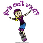 Girl on Skateboard