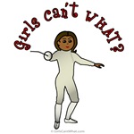 Girl Fencing