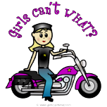 Blonde Biker