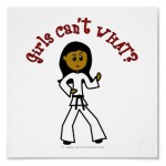 Martial Arts Girl Poster