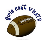 Football - Blue Text