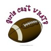 Football - Pink Text