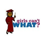 Girl Graduation in Red