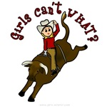 Find Girls Cant WHAT? Bullrider T-shirts and more!