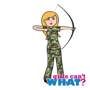 Archery Girl in Camo Preview