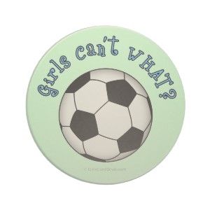 Girls Soccer Coaster