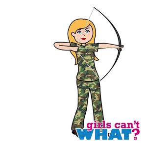 Archery Girl in Camo