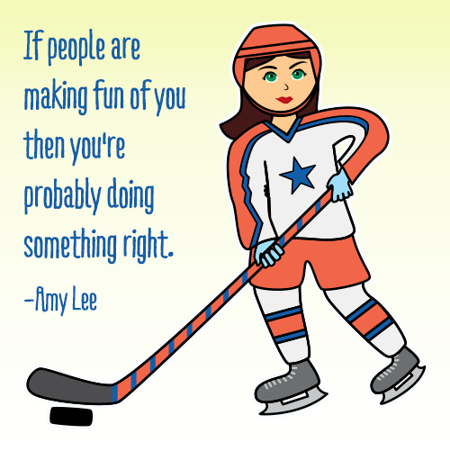 hockey girl quote