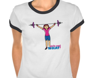 girls weightlifting shirt
